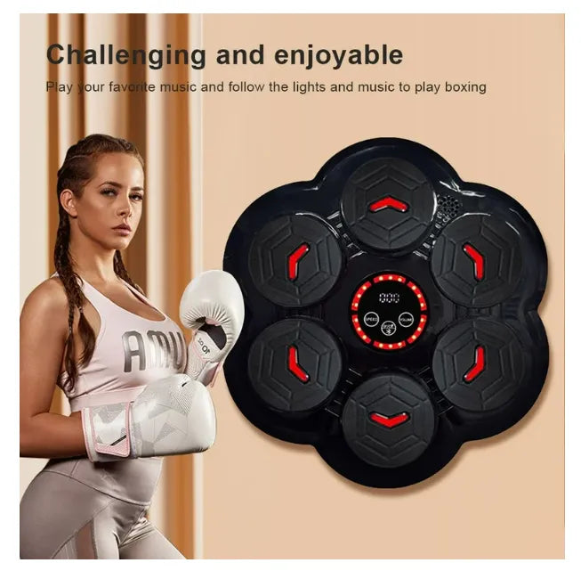 Máquina de Boxeo Inteligente Musical – ¡Entrena con Ritmo y Diversión!
