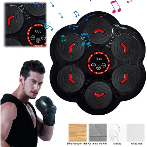 Máquina de Boxeo Inteligente Musical – ¡Entrena con Ritmo y Diversión!
