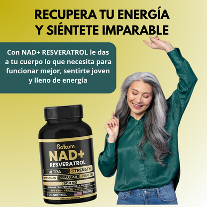 Nad+Resveratrol- Activa tu cuerpo, mente y el brillo a tu piel