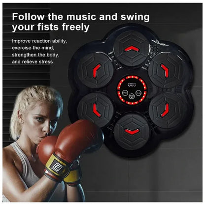 Máquina de Boxeo Inteligente Musical – ¡Entrena con Ritmo y Diversión!
