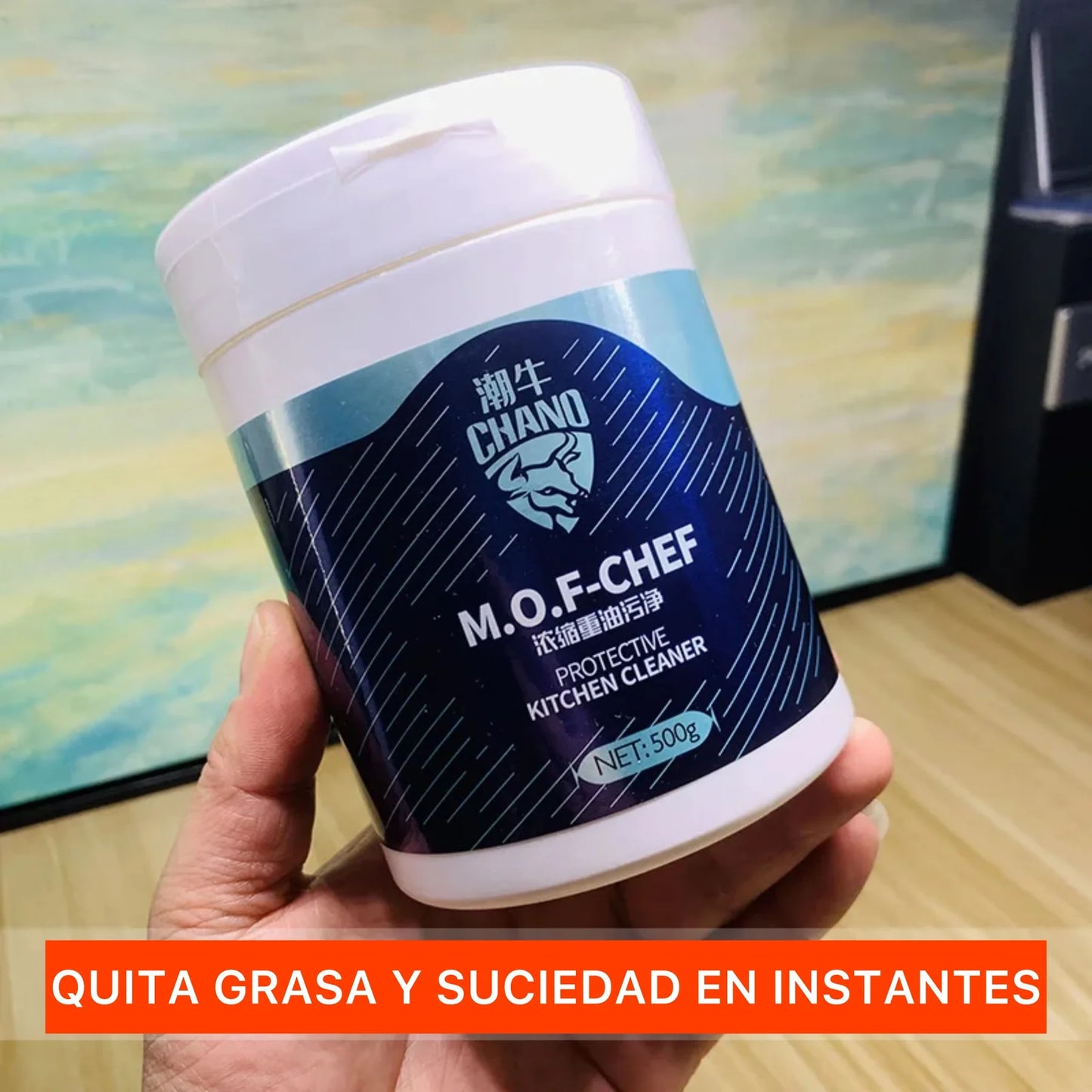 ¡Dile adiós a la grasa con CHANO, el desengrasante en polvo que lo puede todo!